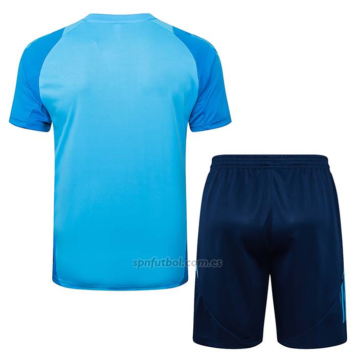 Chandal del Flamengo Manga Corta 2024-2025 Azul - Pantalon Corto